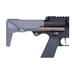 Q 2 Position Shorty Stock with Spring and Buffer - Gray
